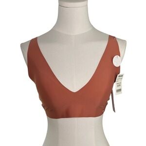 Danskin Comfort Bralette Copper Rose Wireless‎ Bra Medium Intimates Lounge Sleep